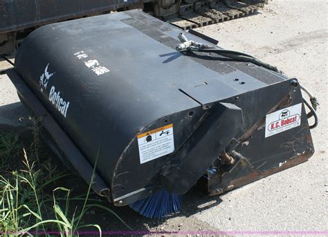 mini skid steer sweeper attachment|bobcat sweeper attachment for sale.